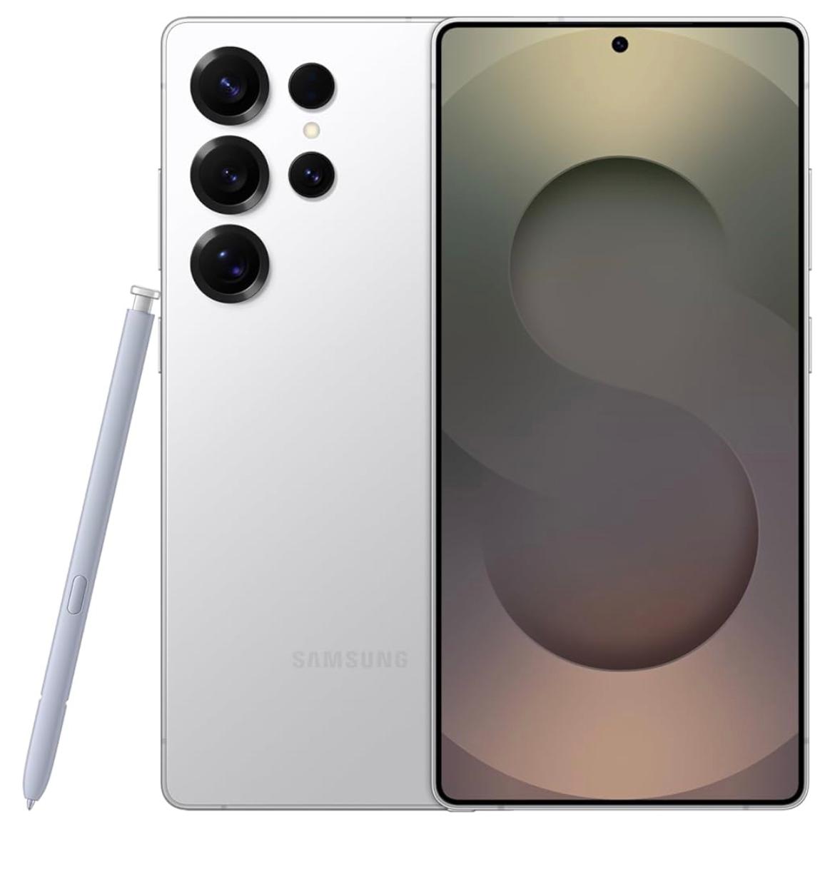 سامسونج جالكسي S25 الترا، 256 جيجابايت ، اللون التيتانيوم الفضي الأبيض